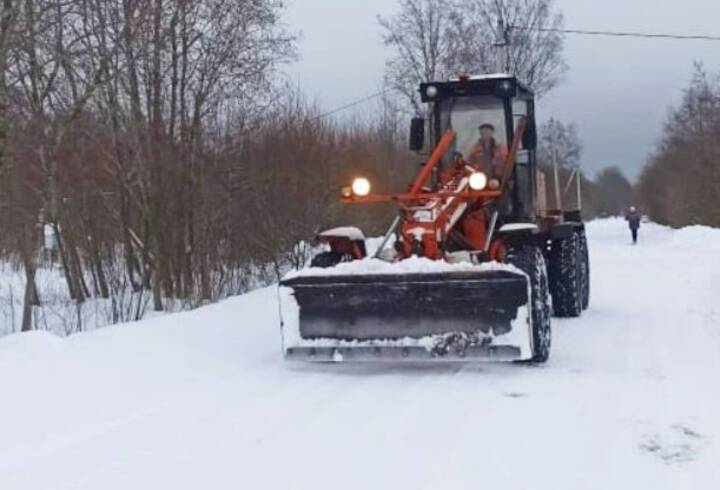 Алексей Брицун рассказал, как убирают снег в Волховском районе