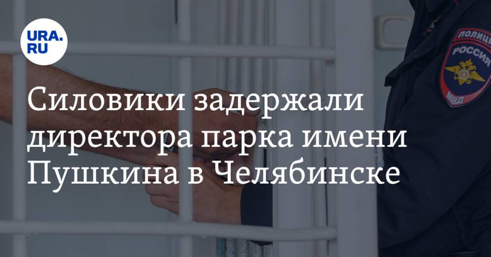 Силовики задержали директора парка имени Пушкина в Челябинске