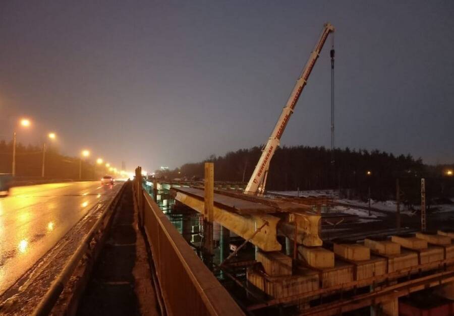 Как продвигается строительство Остужевской развязки в Воронеже показали на фото