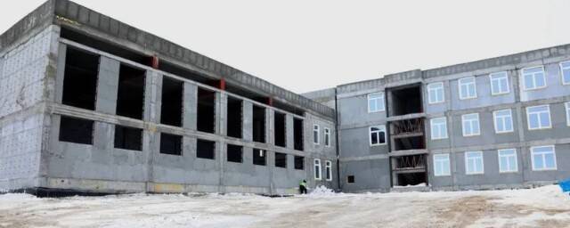В сахалинском посёлке Ноглики вместо старой деревянной школы строят новую