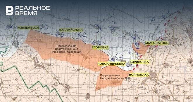 Минобороны показало карту территорий Украины, перешедших под контроль ВС РФ