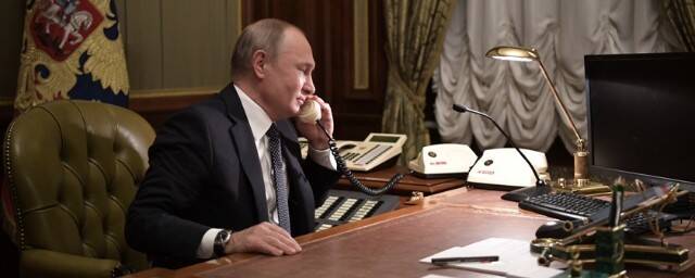Начались телефонные переговоры Путина с президентом Франции Макроном и канцлером ФРГ Шольцем