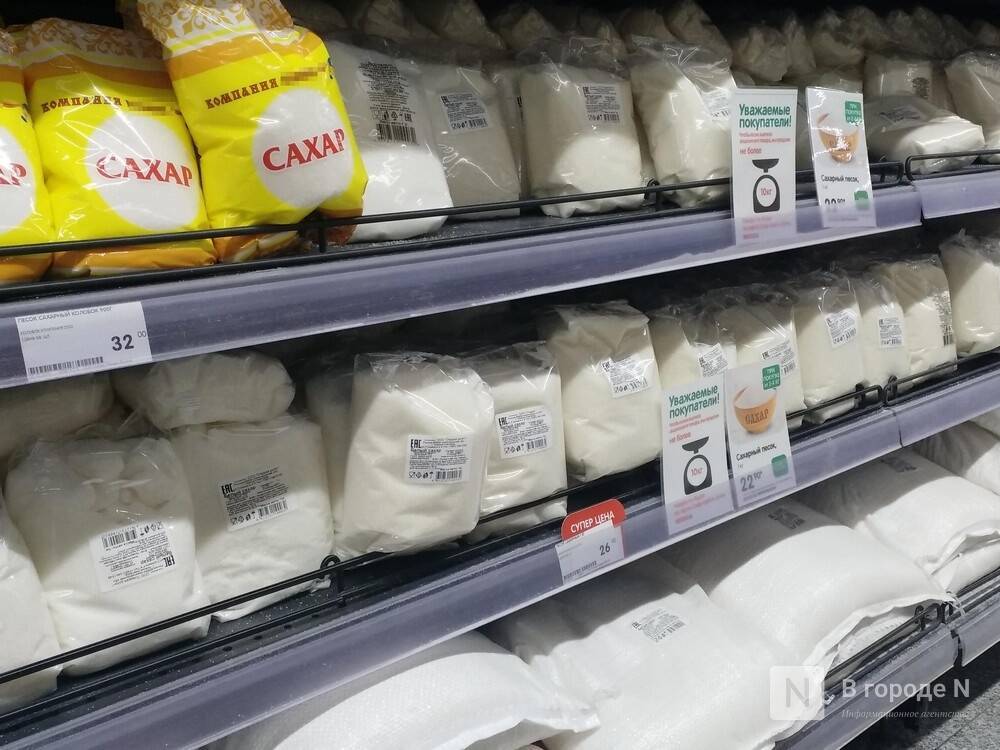 100 тонн сахара дополнительно поставит в нижегородские магазины Сергачский завод
