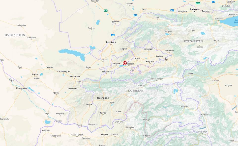 Жители Ташкентской области ощутили подземные толчки. Эпицентр землетрясения располагался в Таджикистане