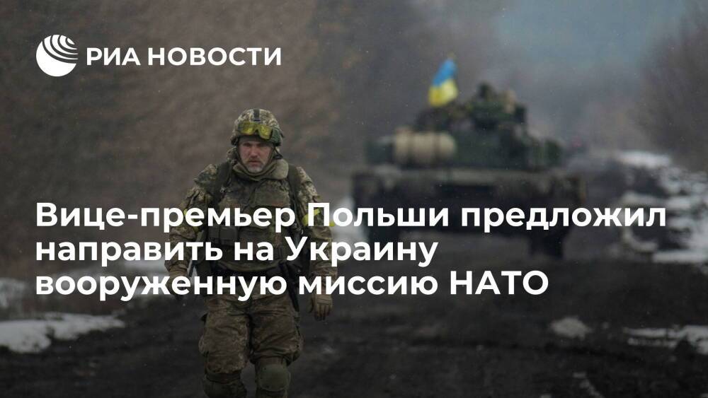 Вице-премьер Польши Качиньский предложил направить на Украину вооруженную миссию НАТО