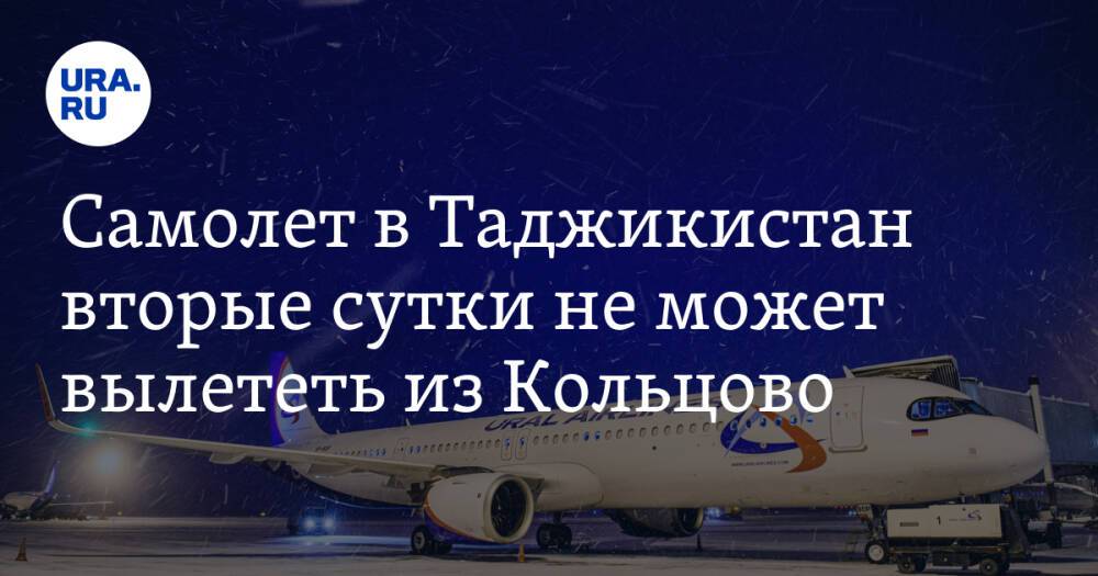 Самолет в Таджикистан вторые сутки не может вылететь из Кольцово