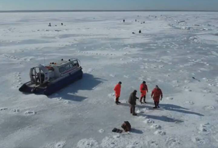 Дирекция КЗС предупреждает рыбаков об опасности выхода на лед Финского залива
