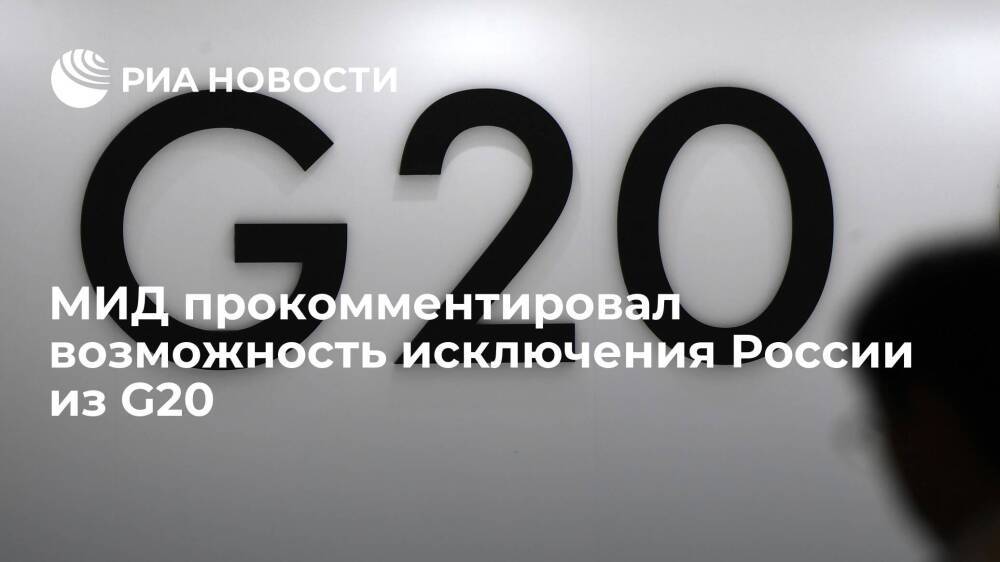 МИД: бессмысленно комментировать гипотетические заявления об исключении России из G20