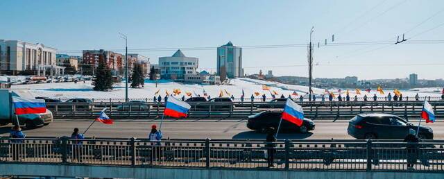В Чебоксарах прошла акция «Крымский мост в ПФО»