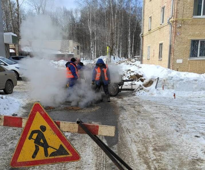 В Глазове на тепловых сетях произошла авария