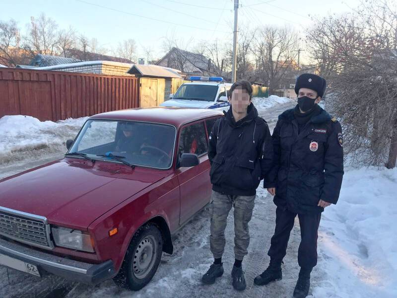 В Рязани остановили 17-летнего подростка без водительских прав