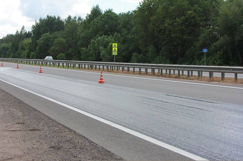 В Смоленской области на 80 км федеральных автодорог уложат защитные слои
