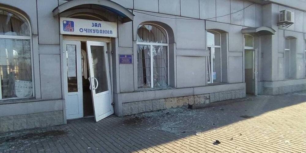 В Донецкой области российские оккупанты обстреляли железнодорожную станцию