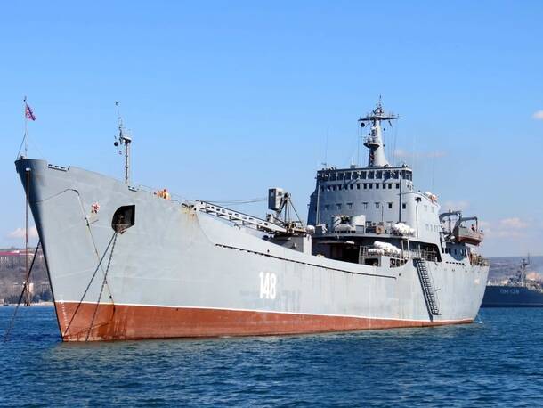 ВМС Украины заявили об уничтожении десантного корабля «Орск»