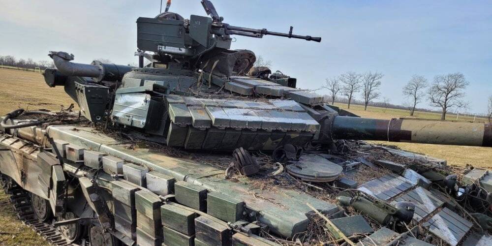 ВСУ захватили два танка и зенитную установку оккупантов в Херсонской области