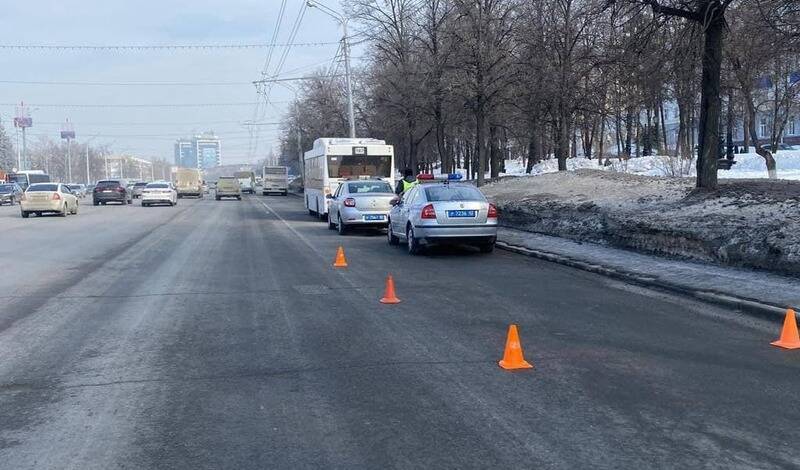 В Уфе пассажир пострадал при столкновении автобусов «Башавтотранса» и «Автомига»