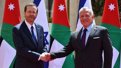 Президент Герцог прибыл с визитом в Иорданию и встретился с королем Абдаллой II
