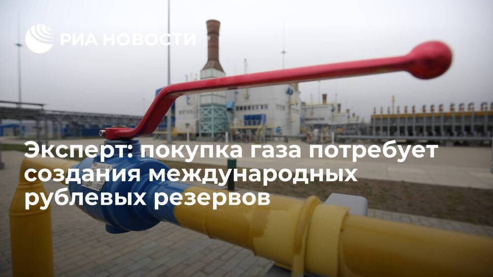Эксперт Ильин: странам потребуется создать международные рублевые резервы для покупки газа
