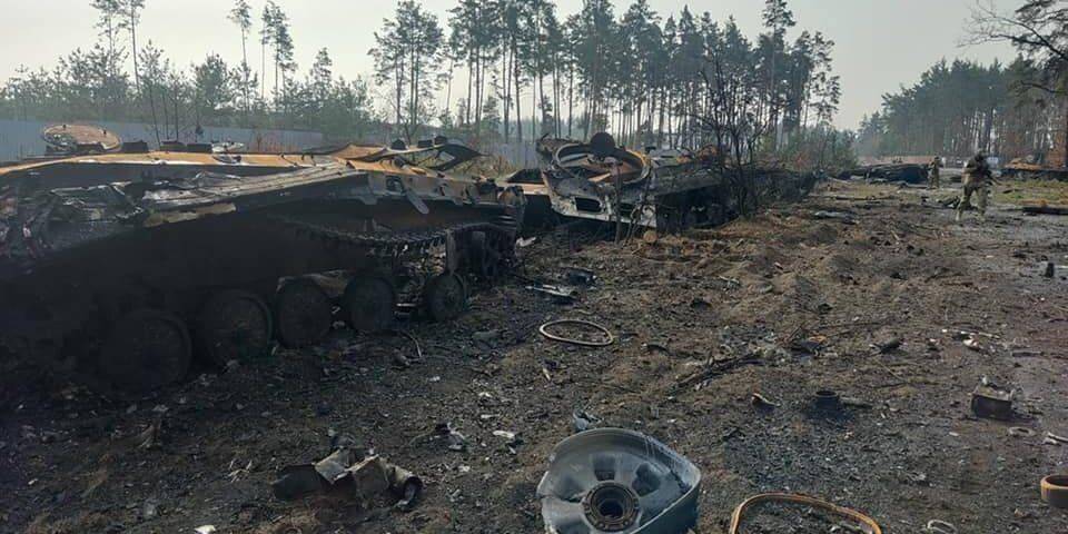 Подразделения Терробороны ВСУ разбили часть оккупантов в Киевской области