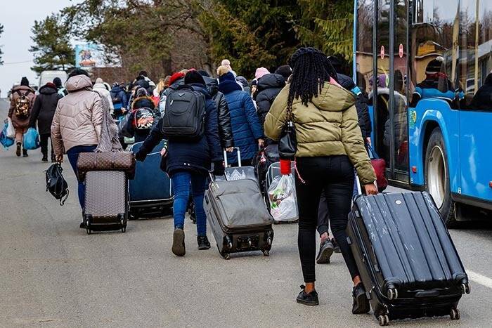 Распределение беженцев из Украины в Германии