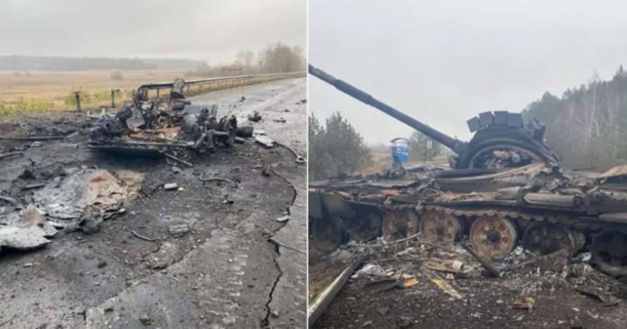 Украинские воины уничтожили оккупантов под Киевом