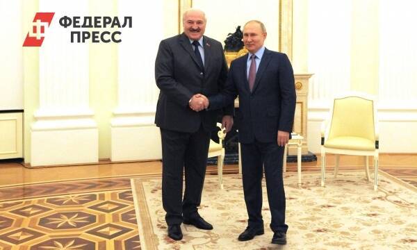 Путин и Лукашенко провели двухчасовые переговоры