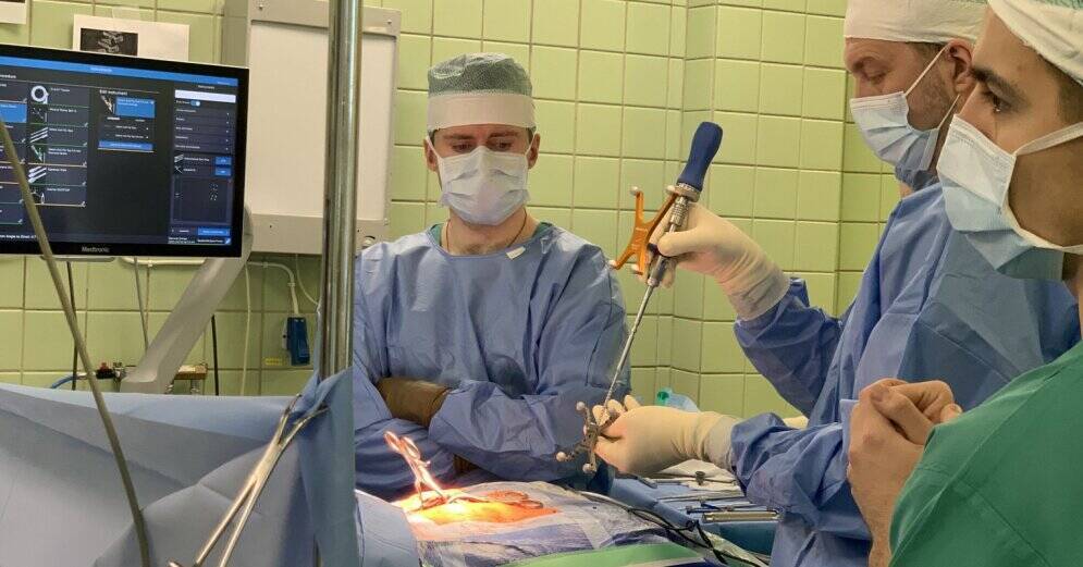 В Клинике травмотологии и ортопедии провели сложнейшие операции с нейронавигацией на позвоночнике