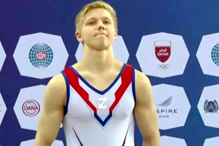 Российский гимнаст Куляк вышел на награждение с буквой "Z" на груди
