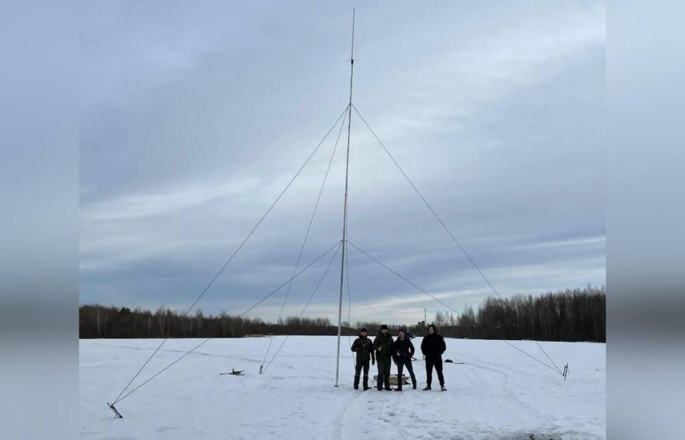 У тверского поисково-спасательного отряда «Сова» появилась мачта для радиосвязи для поиска людей в лесу