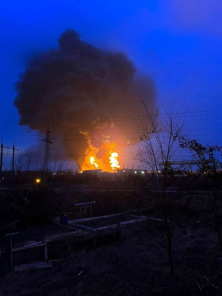В Минобороне Украины прокомментировали пожар на нефтебазе в Белгороде
