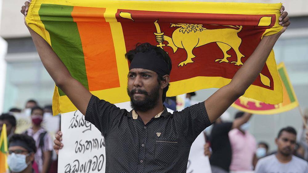 Протесты в Шри-Ланке