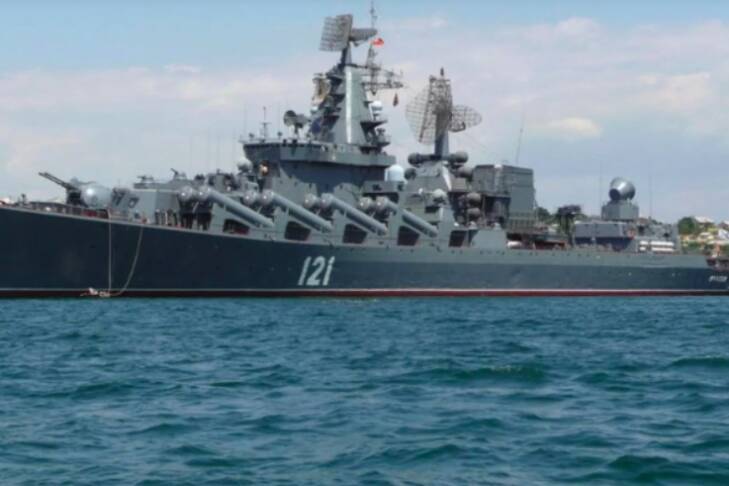 Русский корабль, атаковавший Змеиный, пошел в заданном направлении