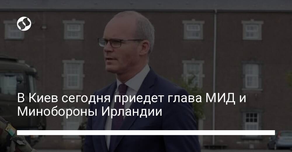 В Киев сегодня приедет глава МИД и Минобороны Ирландии