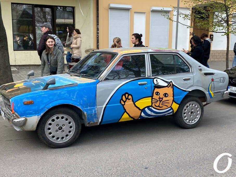 Одесские коты-патриоты «перекочевали» на авто | Новости Одессы