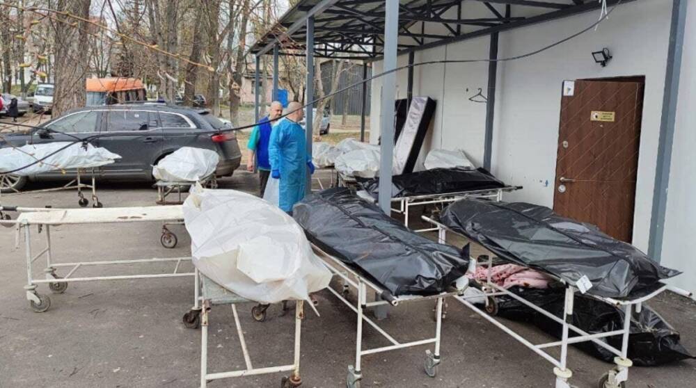 Зверства рф в Киевской области: уже найдены тела более 1080 мирных жителей