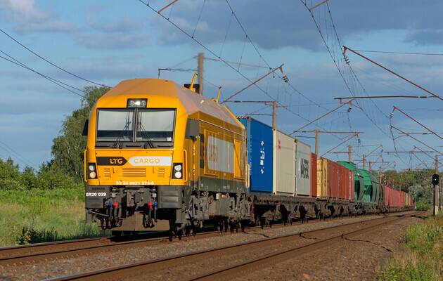 Тестовый поезд LTG Cargo отправился из Литвы в Украину