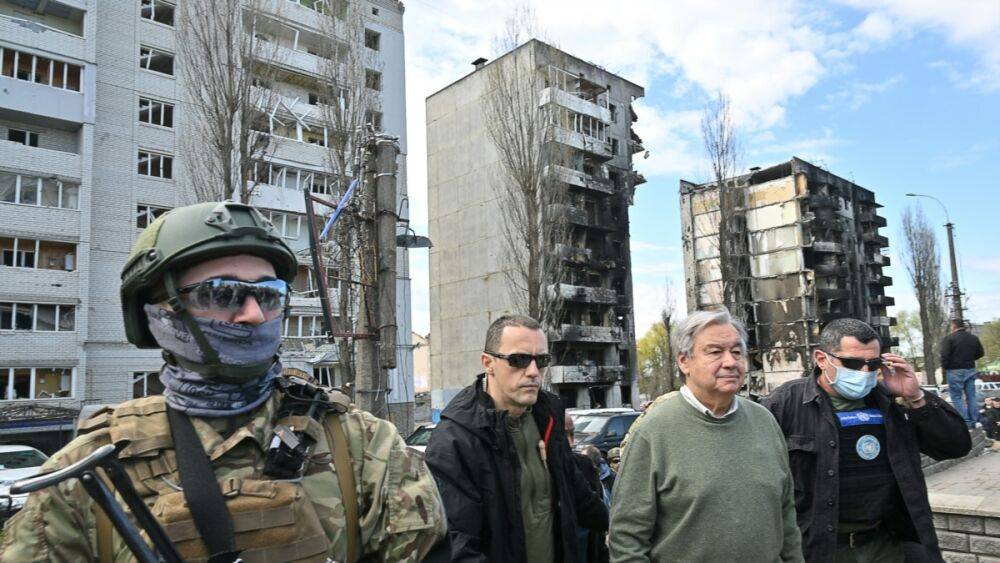 Гутерриш в Киеве обсудил с Зеленским эвакуацию из Мариуполя