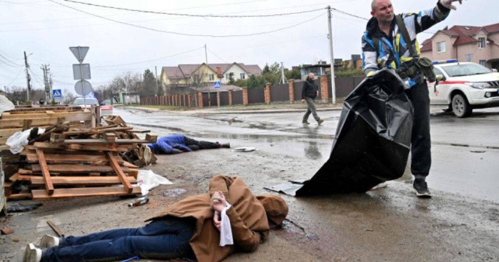 на Киевщине нашли уже 1187 убитых россиянами мирных жителей