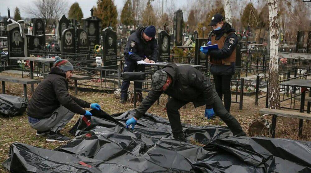 В полиции и ОПУ не подтвердили слова Зеленского про 900 тел в братской могиле на Киевщине