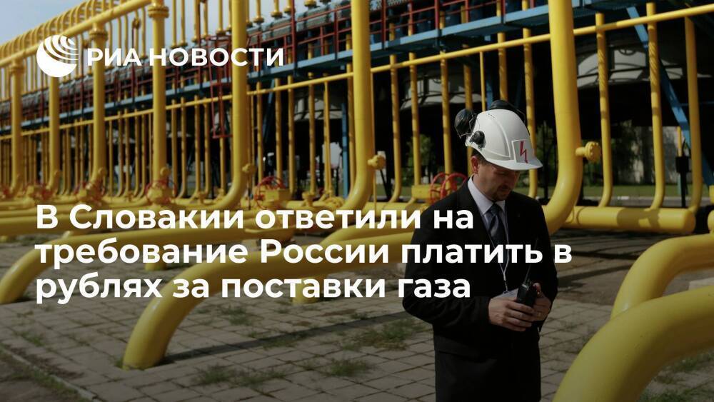 Глава Минэкономики Словакии Сулик допустил возможность оплаты за российский газ в рублях