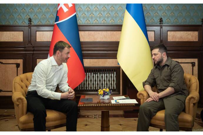 Президент Украины в Киеве встретился с Премьер-министром Словакии