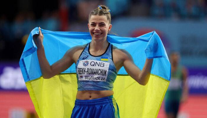 Бех-Романчук выиграла серебро в тройном прыжке на этапе Бриллиантовой лиги в Дохе