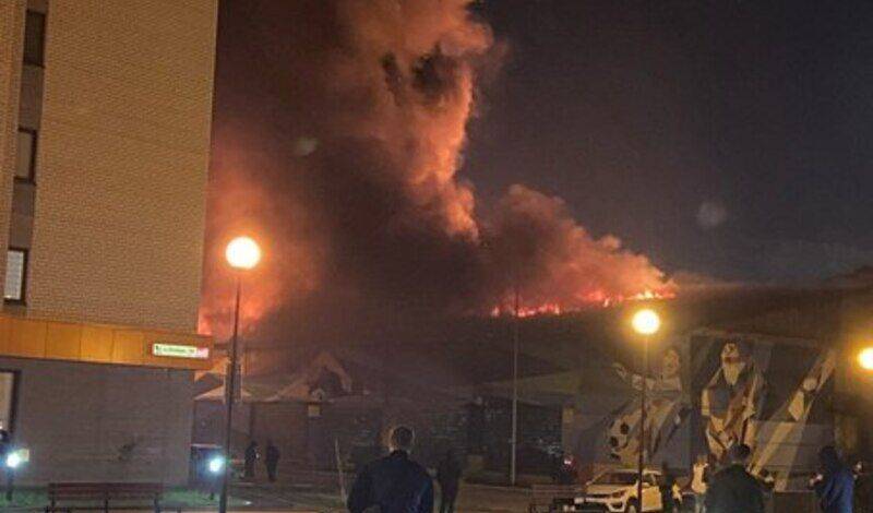 В Тюмени ночью горел ремонтно-механический завод