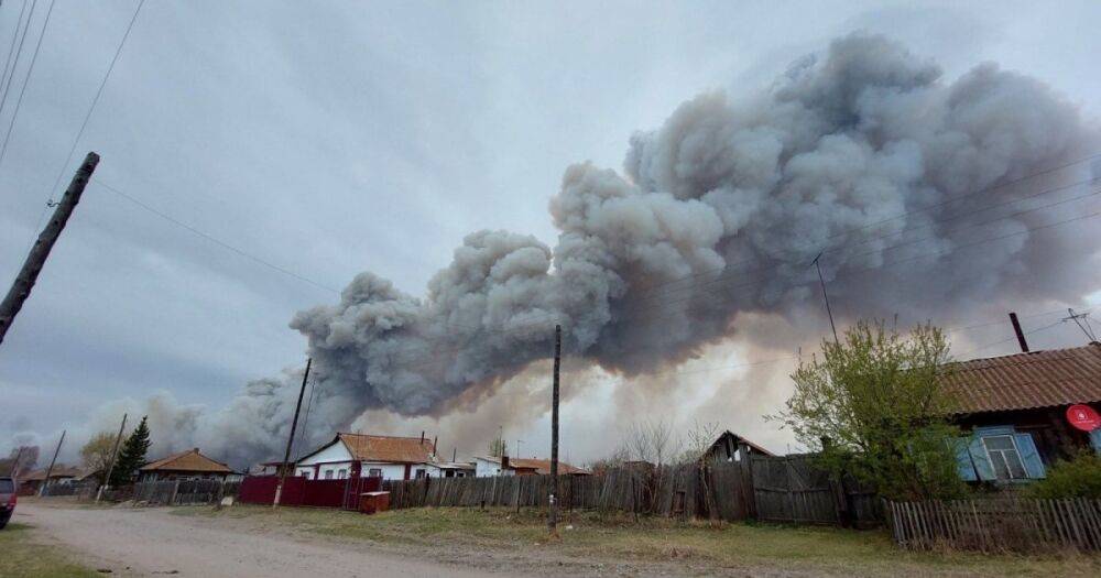 Сибирь в огне. В России лесные пожары уничтожают леса и поселки (видео)