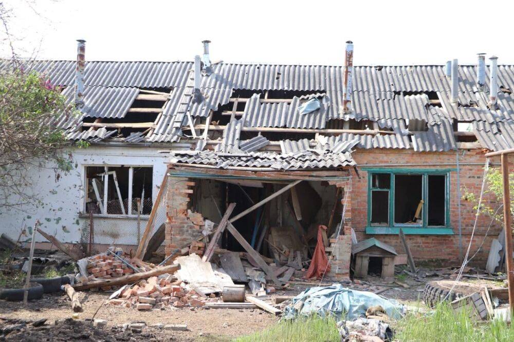 В поселке Питомник, который находится на линии фронта, не осталось ни одного уцелевшего дома (фото)
