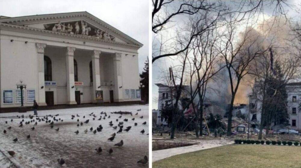 Праздник на костях: в Мариуполе россияне устроили «экскурсию» разрушенным Драмтеатром и «автопробег»