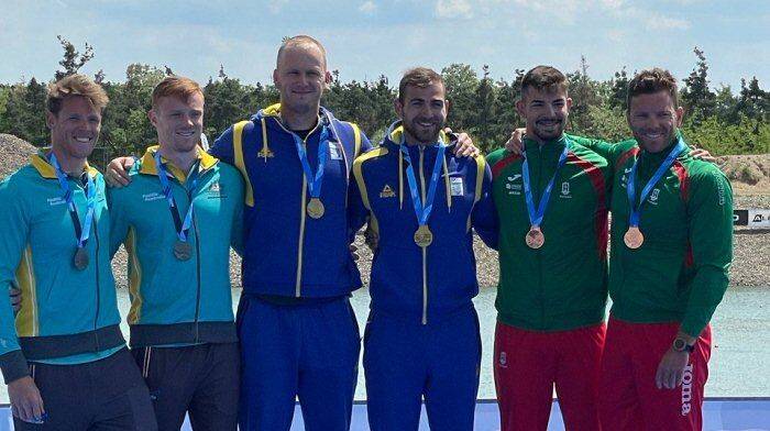 Украинские байдарочники Кухарик и Трунов выиграли золото на этапе Кубка мира в Чехии