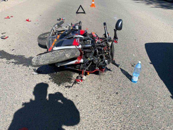 Мотоциклист пострадал в ДТП в Самаре