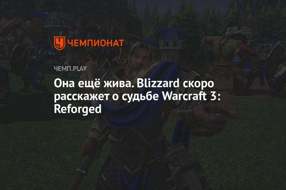Она ещё жива. Blizzard скоро расскажет о судьбе Warcraft 3: Reforged