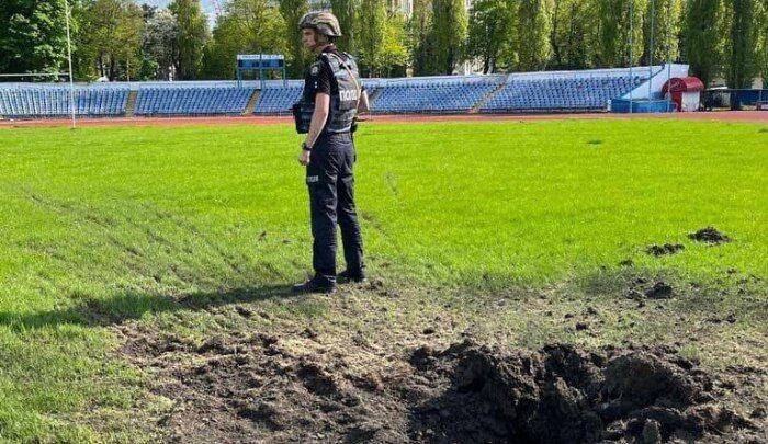 Харьковский стадион Динамо пострадал в результате российских обстрелов